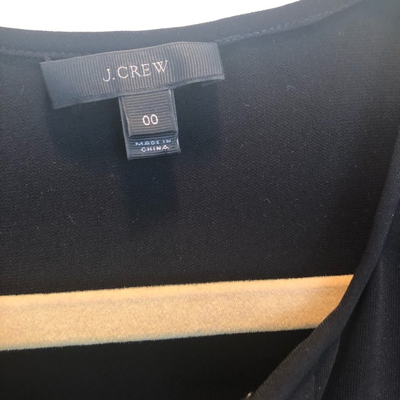J. crew | black flowing blouse size 00 - Picture 4 of 4